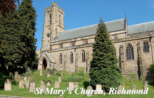 St Mary's Church, Richmond Picture Magnets