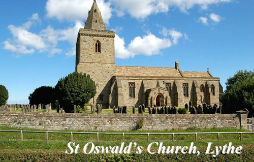 St Oswald's Church, Lythe Picture Magnets