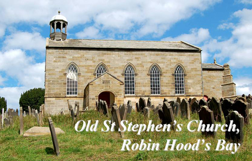 Old St Stephen's Chruch, Robin Hood's Bay Picture Magnets