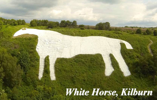 White Horse, Kilburn Picture Magnets