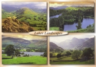 Lakes Landscapes postcards