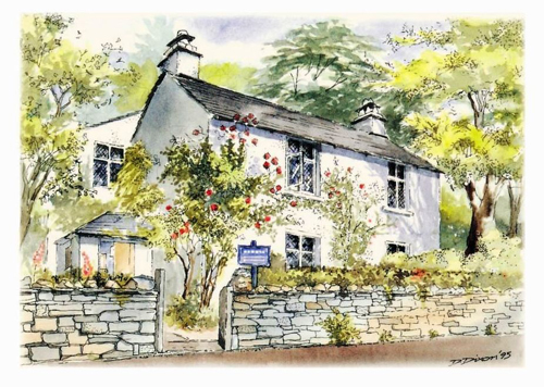 Dove Cottage watercolour postcards