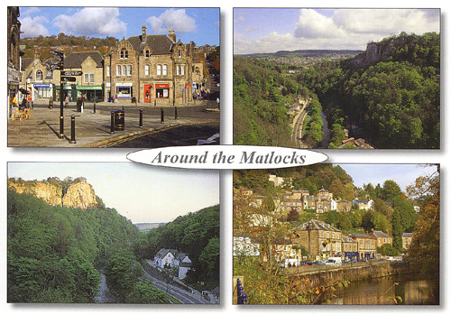Around the Matlocks postcards