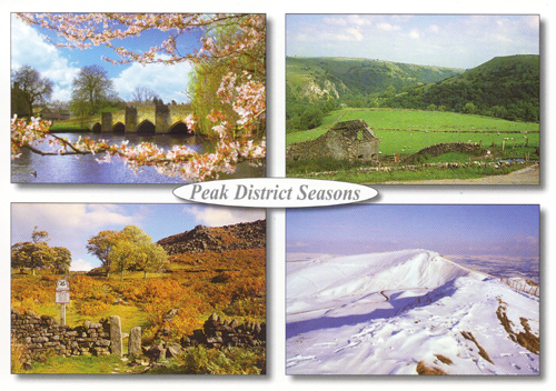 Peak District Seasons postcards