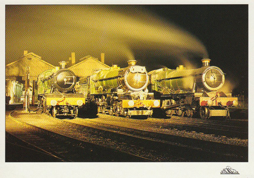 Steam Trains postcards