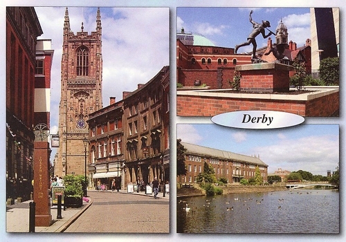 Derby postcards