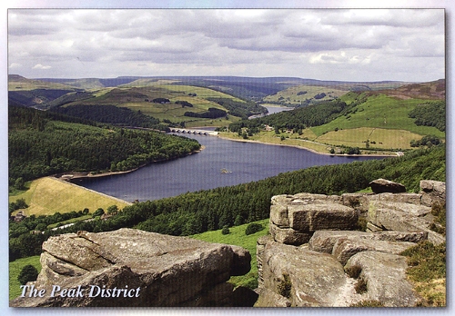 The Peak District (Ladybower from Bamford Edge) postcards