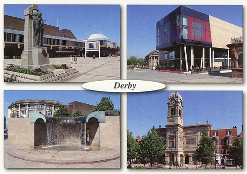 Derby postcards