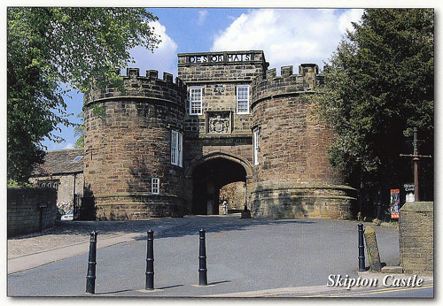 Skipton Castle postcards