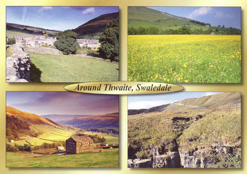 Around Thwaite, Swaledale postcards