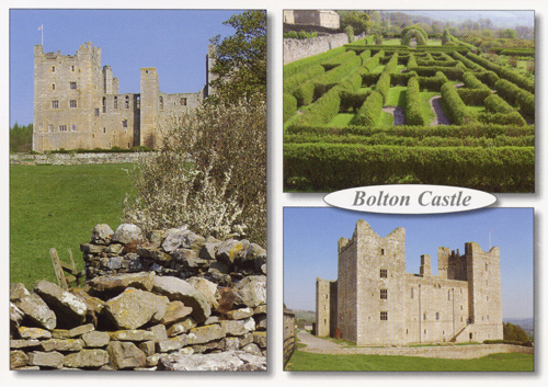 Bolton Castle postcards