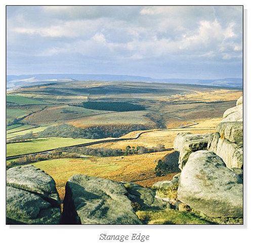 Stanage Edge Square Cards