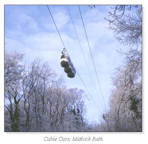 Cable Cars, Matlock Bath Square Cards