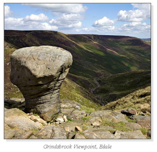 Grindsbrook Viewpoint, Edale Square Cards