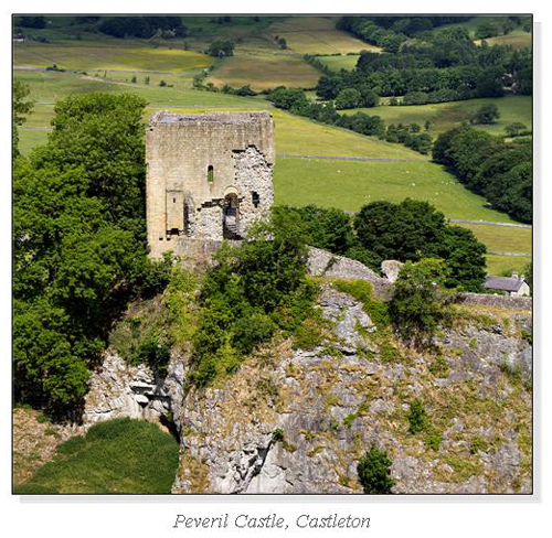 Peveril Castle, Castleton Square Cards