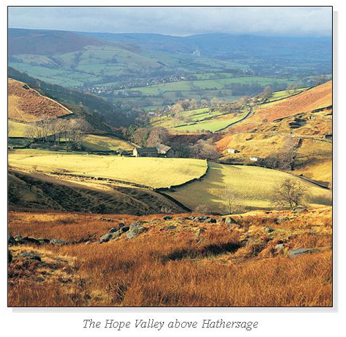 The Hope Valley above Hathersage Square Cards