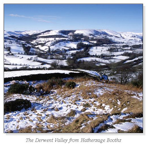 The Derwent Valley from Hathersage Booths Square Cards
