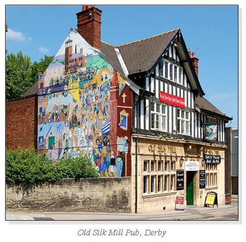 The Old Silk Mill Pub, Derby Square Cards