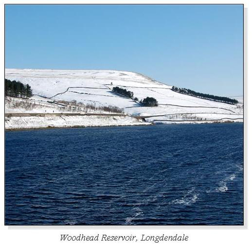 Woodhead Reservoir, Longdendale Square Cards