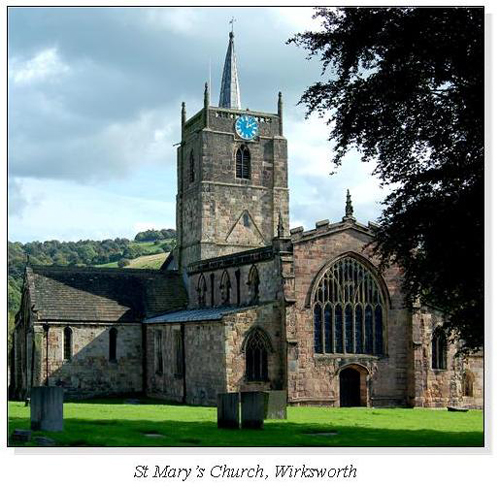 St Mary's Chruch, Wirksworth Square Cards