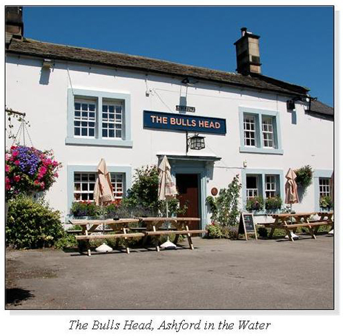 The Bulls Head, Ashford in the Water Square Cards