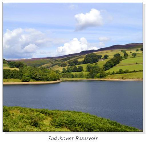 Ladybower Reservoir Square Cards