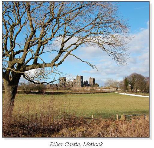 Riber Castle, Matlock Square Cards