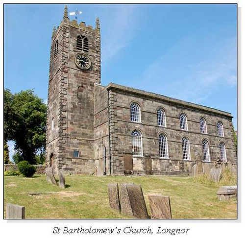 St Bartholomew's Church, Longnor Square Cards