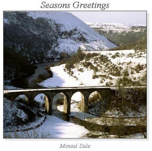 Monsal Dale Christmas Square Cards