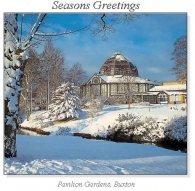Pavilion Gardens, Buxton Christmas Square Cards