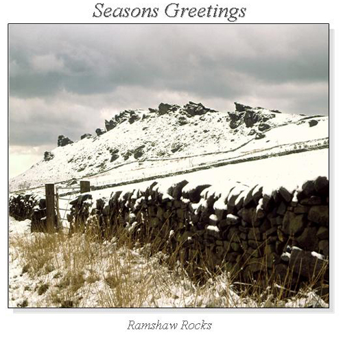 Ramshaw Rocks Christmas Square Cards
