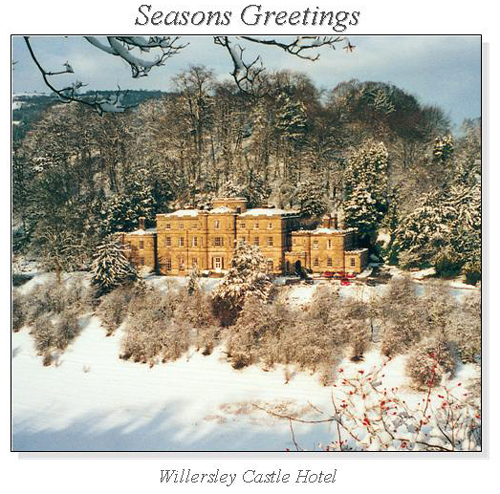 Willersley Castle Hotel Christmas Square Cards