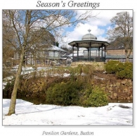 Pavilion Gardens, Buxton Christmas Square Cards