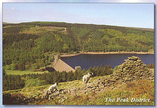 The Peak District (Derwent Dam) Postcards