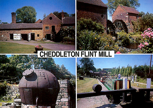 Cheddleton Flint Mill Postcards