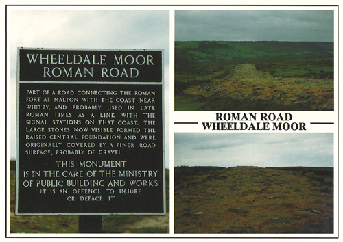 Roman Road, Wheeldale Moor Postcards