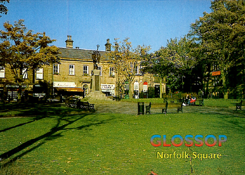 Norfolk Square, Glossop Postcards