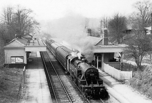 Tissington Station (April 1952) postcards