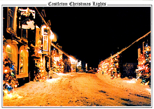 Castleton Christmas Lights Postcards