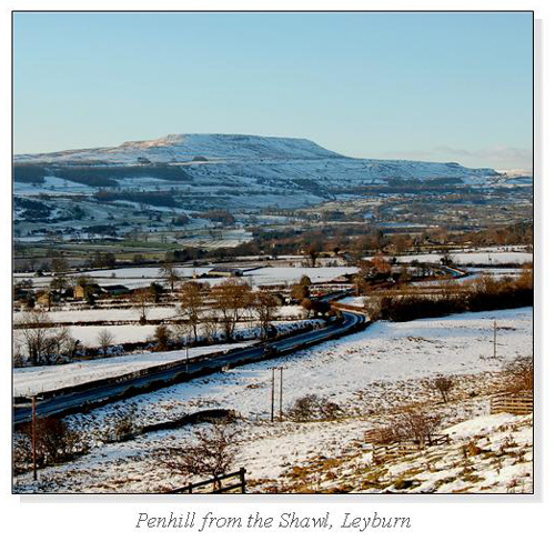 Penhill from The Shawl, Leyburn Square Cards