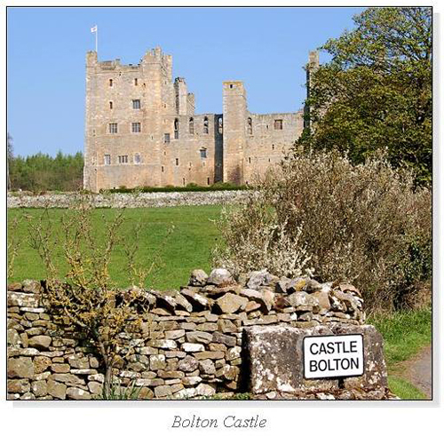 Bolton Castle Square Cards