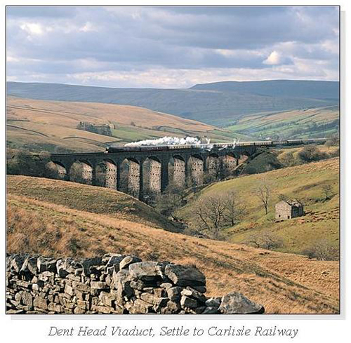 Dent Head Viaduct, Settle to Carlisle Railway Square Cards