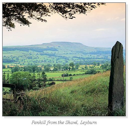 Penhill from the Shawl, Leyburn Square Cards