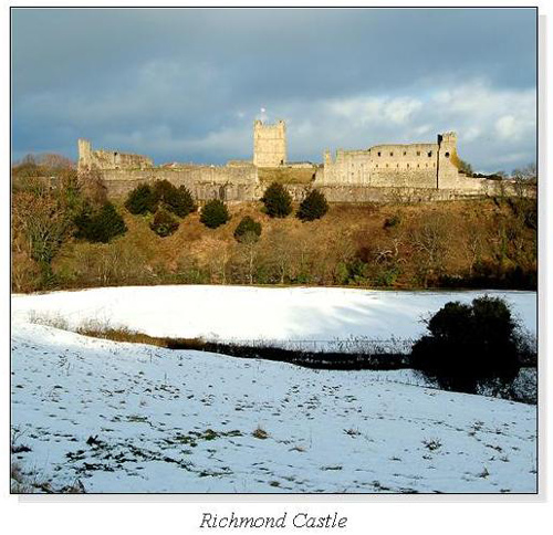Richmond Castle Square Cards