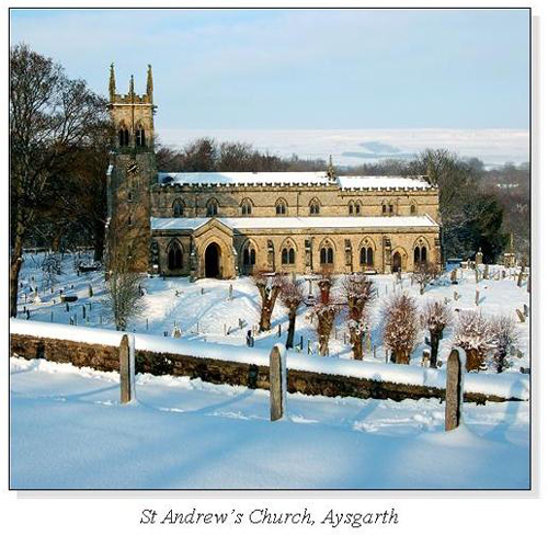 St Andrew's Church, Aysgarth Square Cards