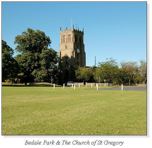 Bedale Park & The Church of St Gregory Square Cards