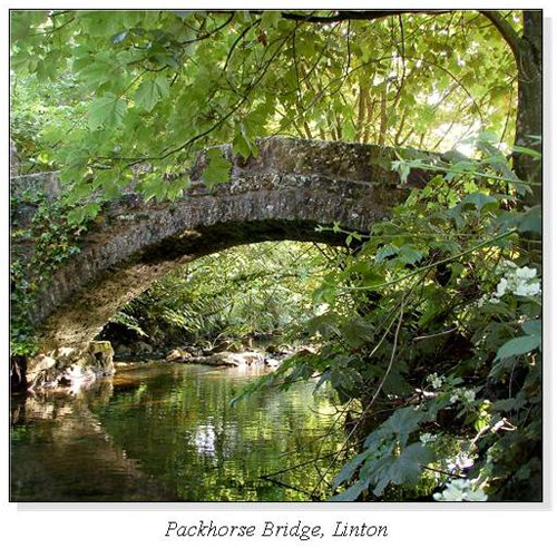 Packhorse Bridge, Linton Square Cards