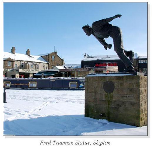 Fred Trueman Statue, Skipton Square Cards