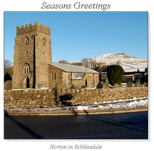 Horton in Ribblesdale Christmas Square Cards