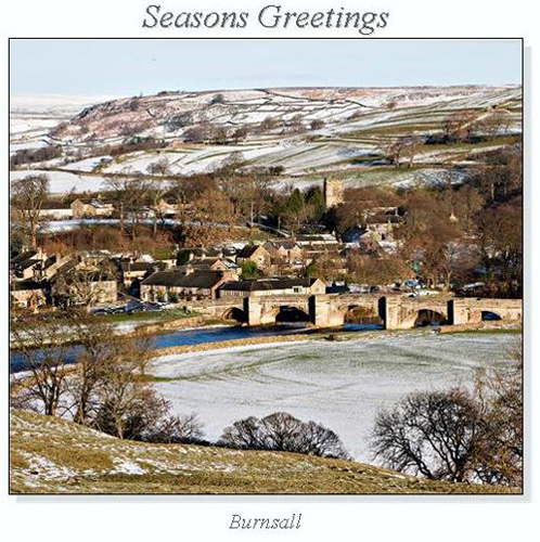 Burnsall Christmas Square Cards